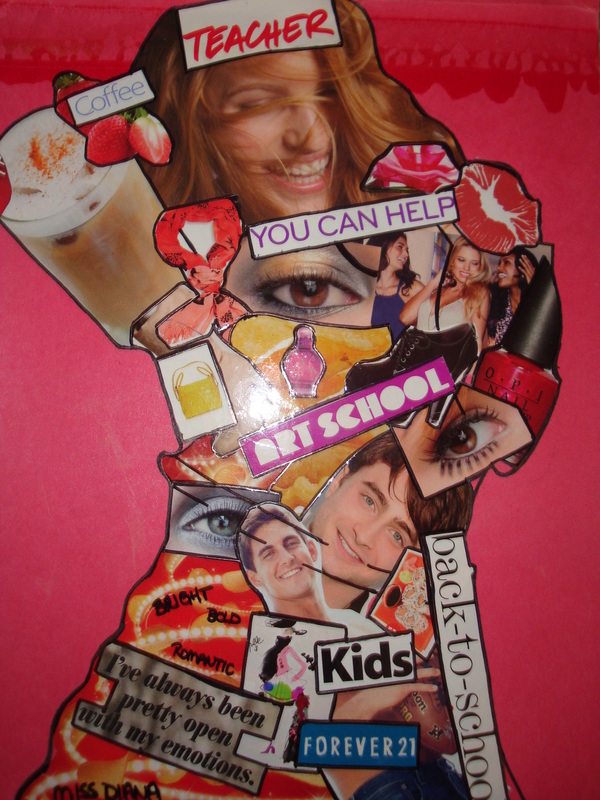 Collage SelfPortraits Art for Kids!